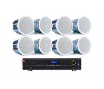 Комплект акустики 8 потолочных динамика JBL Control 24CT | Bluetooth | 8х15Вт